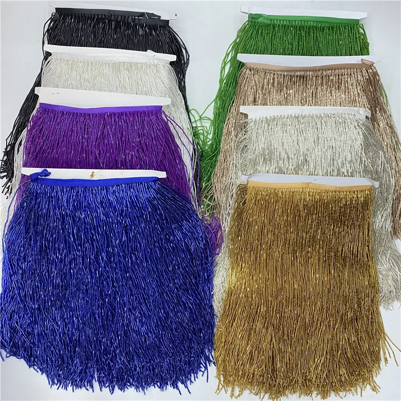 Beaded Trim Fringe - 5 mètres/lot belle garniture perles en