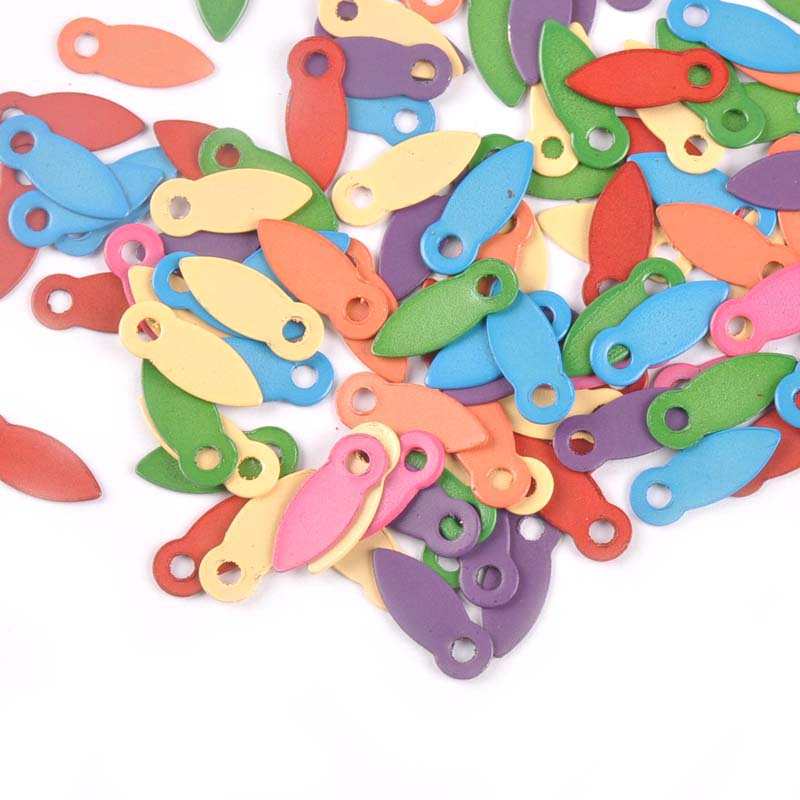 Embellishments For Scrapbooking - 100 pièces de brads multicolores pour