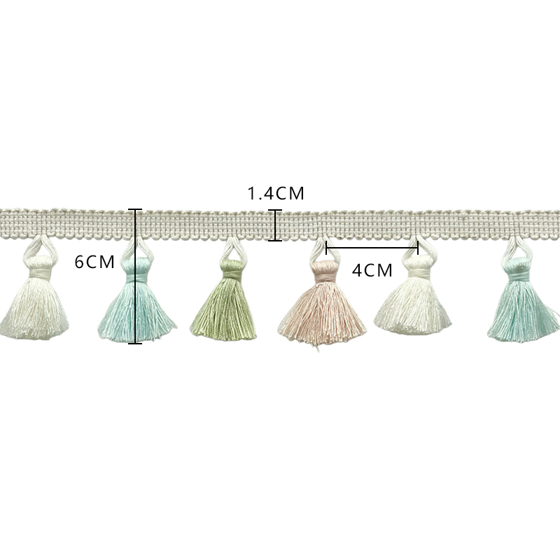 Ruban Jacquard brodé, garnitur - Fringe Ribbon Sewing avis et prix