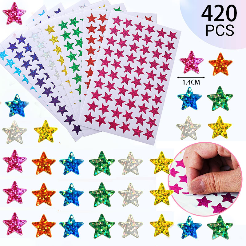 Autocollants étoiles holograph - Glitter Vinyl Roll avis et prix