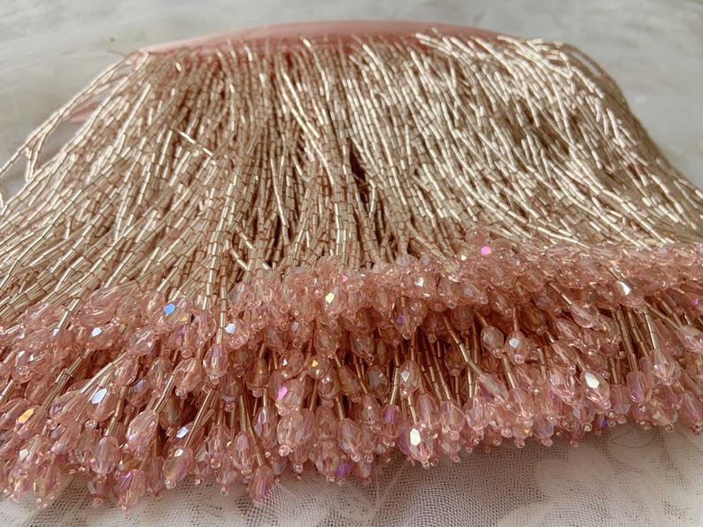Garniture de gland de frange d - Beaded Trim Fringe avis et prix