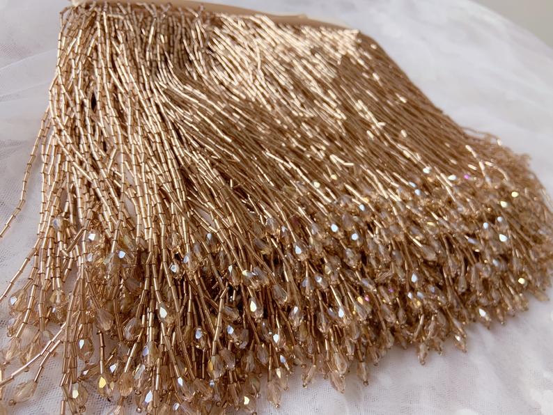 Garniture de gland de frange d - Beaded Trim Fringe avis et prix
