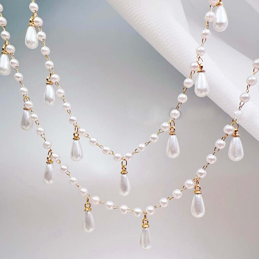 0.5M 1M Imitation perle goutte - Pearl Trim Chain avis et prix