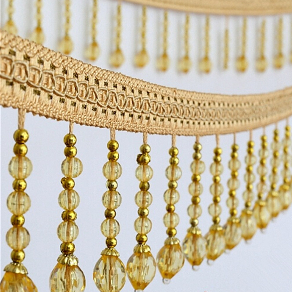 Briaded Face Beads Tassel Frin - Fringe Ribbon Sewing avis et prix