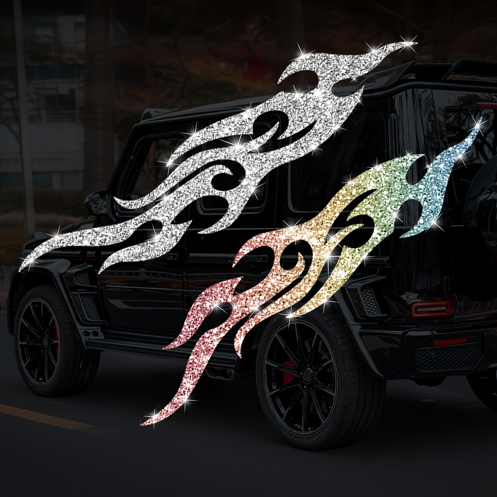 1 paire d'autocollants de moto - Glitter Vinyl Roll avis et prix