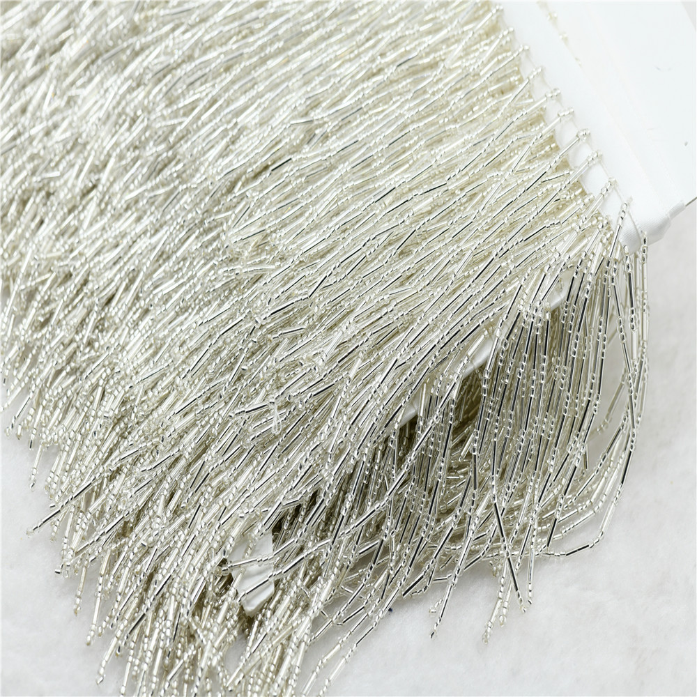 Frange perlée en verre de 10 c - Beaded Trim Fringe avis et prix