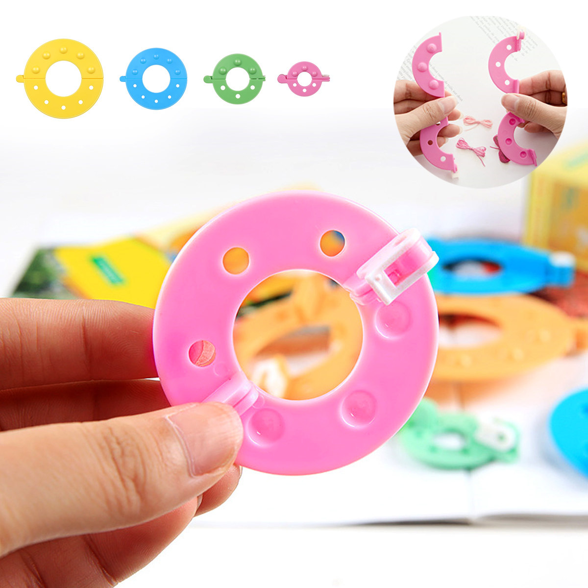 Kit de 8 moules à pompons de 4 - Pom Pom Maker Tool avis et prix